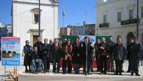 Presentazione della lista in Piazza Umberto I